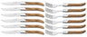 Blackwell Steakbestek Laguiole - Steakmessen & Steakvorken - Olijfhout - 12 Stuks