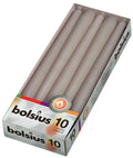 Bolsius Gotische Kaarsen Taupe 24.5 cm - 10 Stuks