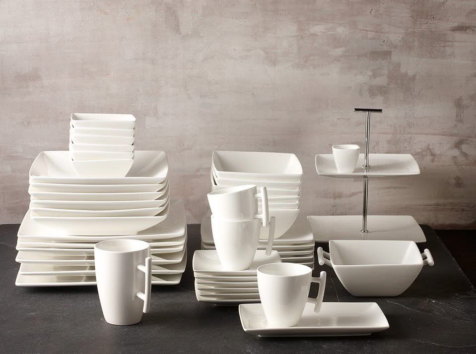 BonBistro Dessertborden / Serveerschalen Yong Squito 24 x 13 cm - 6 stuks