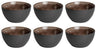 Studio Tavola Assiettes Dark Brown ø 14 cm - 6 pièces