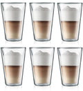 Bodum Dubbelwandige latte macchiato glazen Canteen - gepatenteerd ventiel - 400 ml - 6 stuks