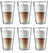 Bodum Dubbelwandige latte macchiato glazen Canteen - gepatenteerd ventiel - 400 ml - 6 stuks