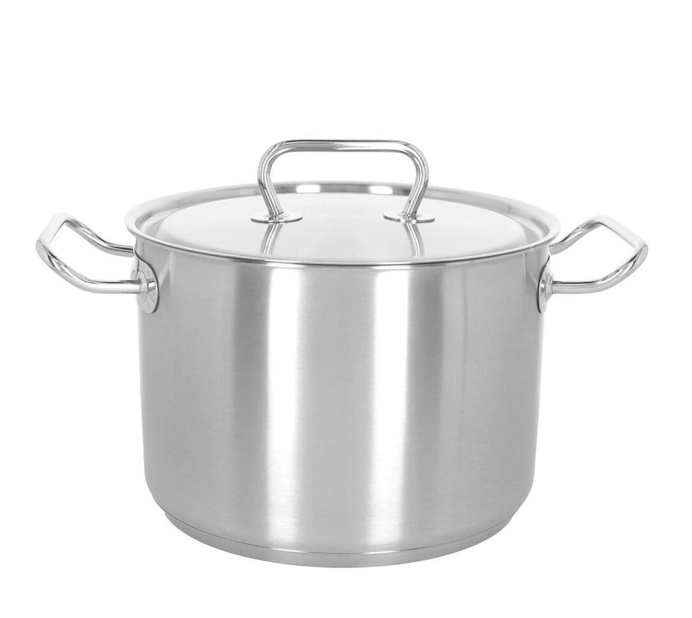 Demeyere - Batterie de cuisine 4 pièces (Casserole ø 18 / 20 / 24 cm + Casserole ø 18 cm) + Couvercles Classic 3 - Inox