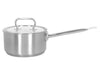 Demeyere - Batterie de cuisine 4 pièces (Casserole ø 18 / 20 / 24 cm + Casserole ø 18 cm) + Couvercles Classic 3 - Inox