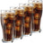 Coca Cola Glazen - Longdrinkglazen - Frisdrankglazen - Crown Cap - 350 ml - 4 stuks
