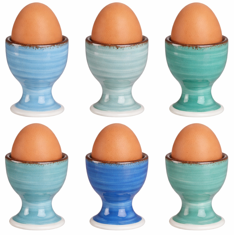 Cookinglife Eierdopjes Delice Blauw - 6 stuks