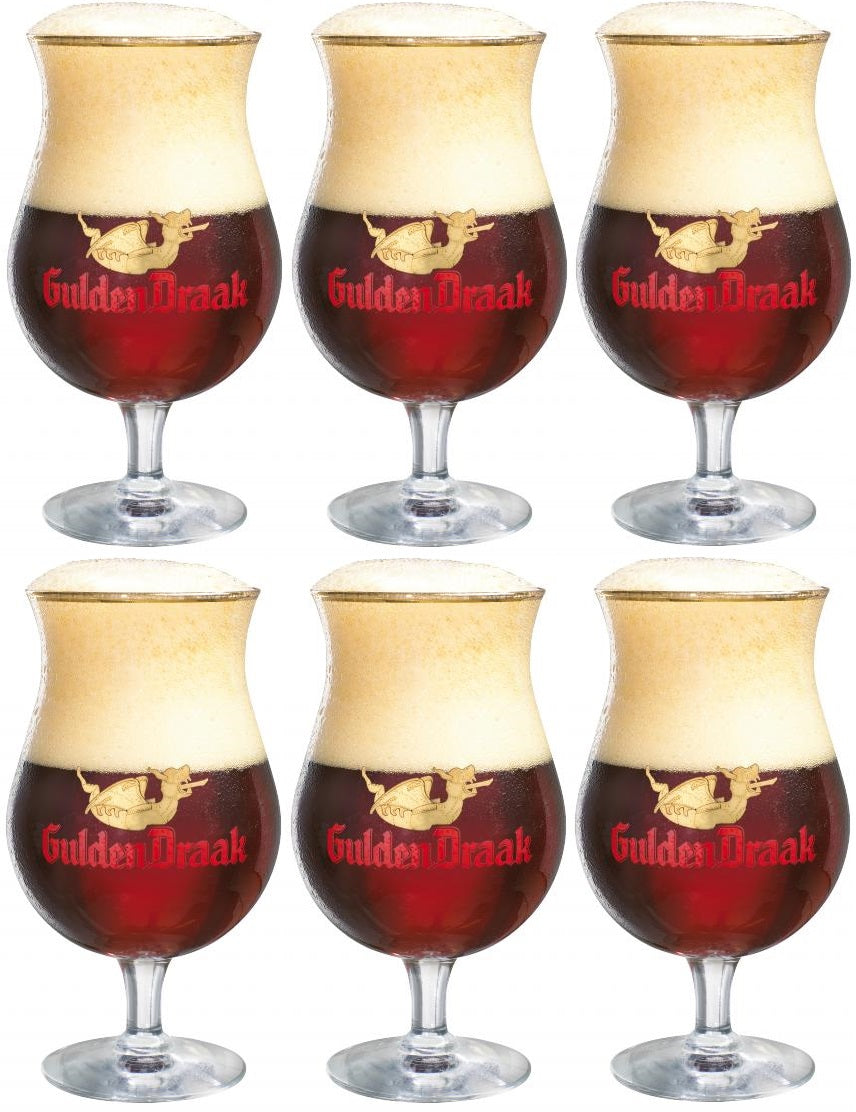 Gulden Draak Bokaal Bierglas 330 ml - 6 Stuks
