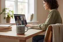 Cookinglife Koffiemokken Koffiekopjes - Koffietijd - 260 ml - 6 Stuks