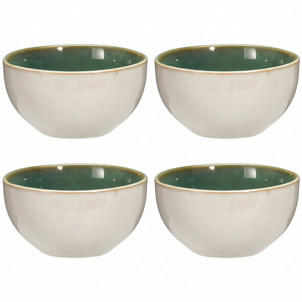 Cookinglife Soepkommen / Kommen Serene Green ø 14 cm - Aardewerk - 4 stuks