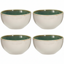Cookinglife Soepkommen / Kommen Serene Green ø 14 cm - Aardewerk - 4 stuks