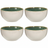 Cookinglife Soepkommen / Kommen Serene Green ø 14 cm - Aardewerk - 4 stuks