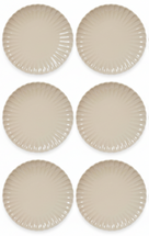 Cookinglife Ontbijtborden / Dessertborden Cardida Beige ø 19.5 cm - 6 stuks