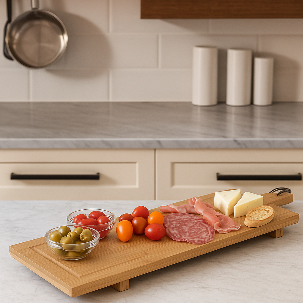 Cookinglife Serveerplank XL - Bamboe - 88 x 26 cm
