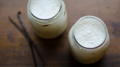 Vegan vanille milkshake