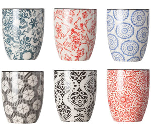 Cosy & Trendy Espresso kopjes Delirio 90 ml - 6 Stuks