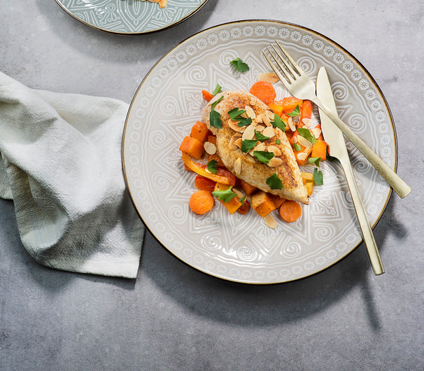 Cosy & Trendy Serviesset Murano - 18 delig / 6 personen - 6 dinerborden, 6 ontbijtborden en 6 diepe borden