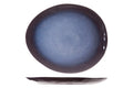 Assiette Plate Cosy &amp; Trendy Saphir 27,5 x 23 cm