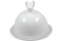 Beurrier Cosy & Trendy - Porcelaine - Blanc - ø 9,5 cm