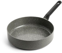 BK Hapjespan met deksel - Granite - ø 28 cm / 4.2 liter - keramische anti-aanbaklaag