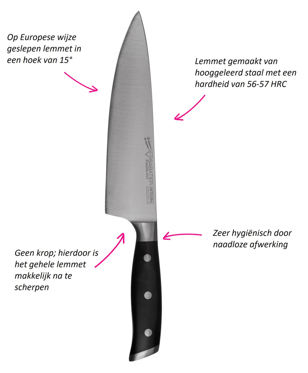 Couteau de chef Diamant Sabatier Integra 23 cm