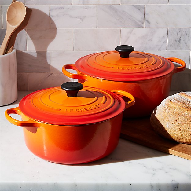 Le Creuset Cocotte Signature - Orange Rouge - ø 18 cm / 1,8 litres