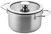 DUCQ Kookpan met deksel - Inductie - Downdraft - RVS - ø 18 cm / 2 liter