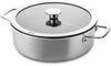 Casserole DUCQ - Aspiration descendante - Inox - ø 26 cm / 4 litres