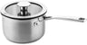 DUCQ Casserole avec couvercle - Aspiration descendante - Inox - ø 16 cm / 1,5 litre 