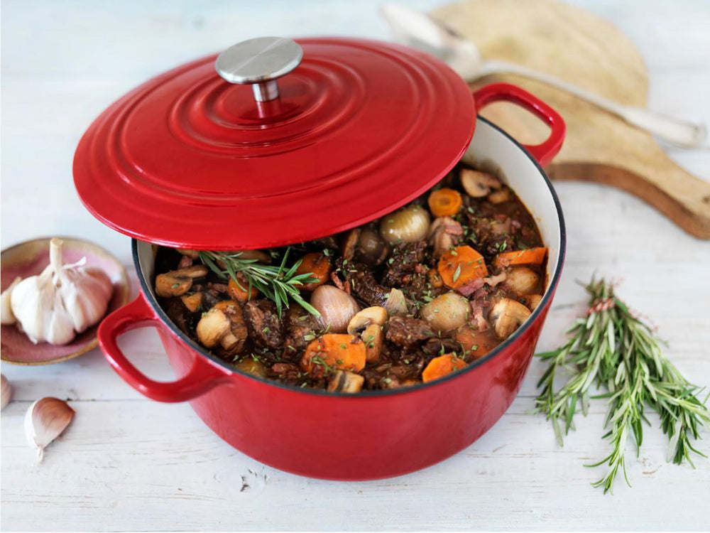 BK Casserole Bourgogne - Piment Rouge - ø 24 cm / 4,2 litres