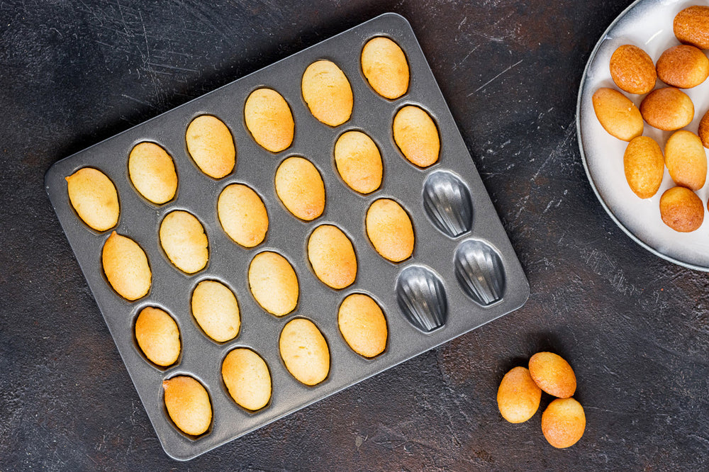 Moule à pâtisserie MasterClass Mini Madeleines - 24 pièces