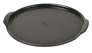Emile Henry Pizzasteen - Voor oven & BBQ - Fusain ø 40 cm