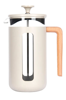 La Cafetière Cafetiere Pisa Inox / Latte Cream - 1 litre / 7 tasses