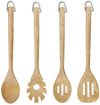 Ensemble de spatules KitchenAid en bois de bouleau 4 pièces