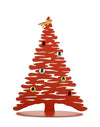 Alessi Kerstboom Bark - BM06 R - Rood - 45 cm - door Michael Boucquillon & Donia Maaoui