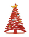 Alessi Kerstboom Bark - BM06/30 R - Rood - 30 cm - door Michael Boucquillon & Donia Maaoui