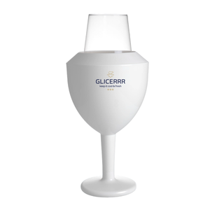 GLICERRR Wijnglas koeler en houder set + glas