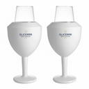 GLICERRR Wijnglas koeler en houder set + glas - 2 stuks