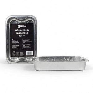 Cookinglife Grill BBQ Aluminium Bakjes / BBQ Grill Tray - 30 x 20 cm - 9 stuks