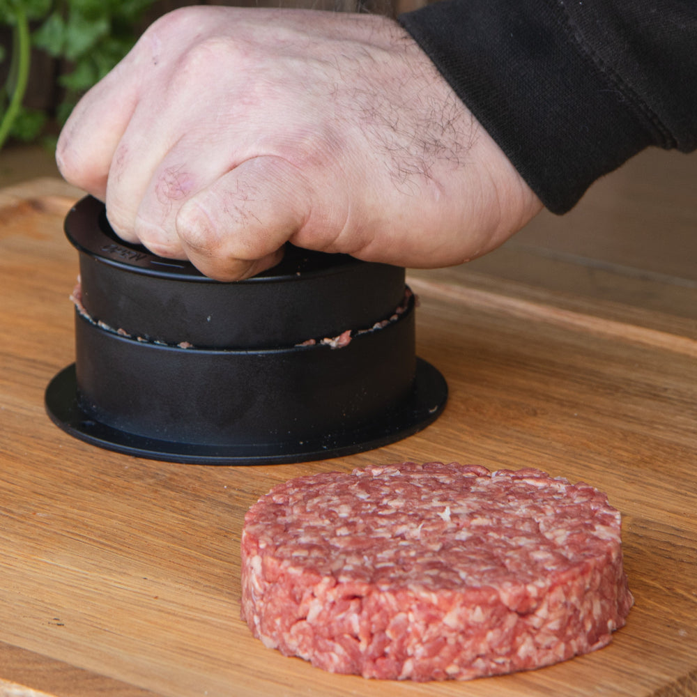 Cookinglife Grill Hamburgerpers / Burger Press - 2 maten - ø 10.5 cm & 6.5 cm