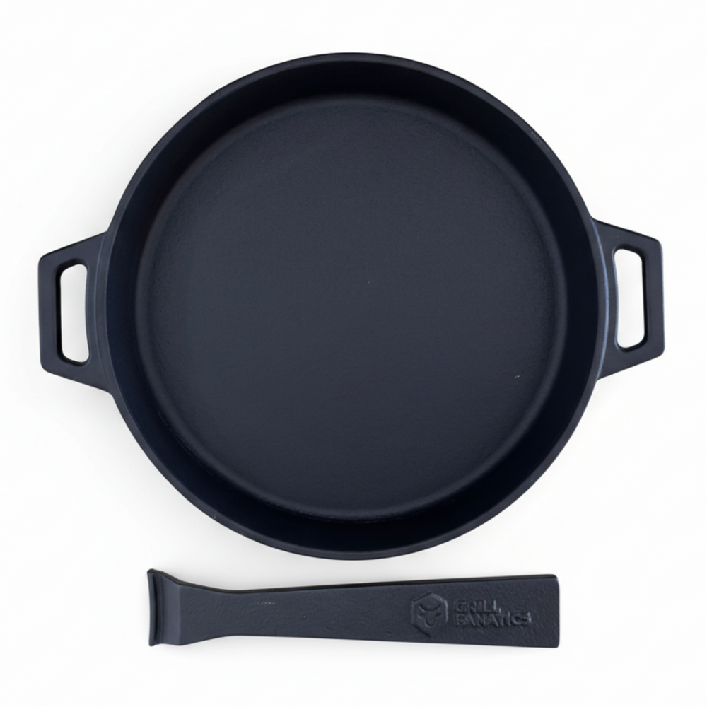 Cookinglife Grill Koekenpan / Skillet Gietijzer ø 25 cm - Afneembaar handvat