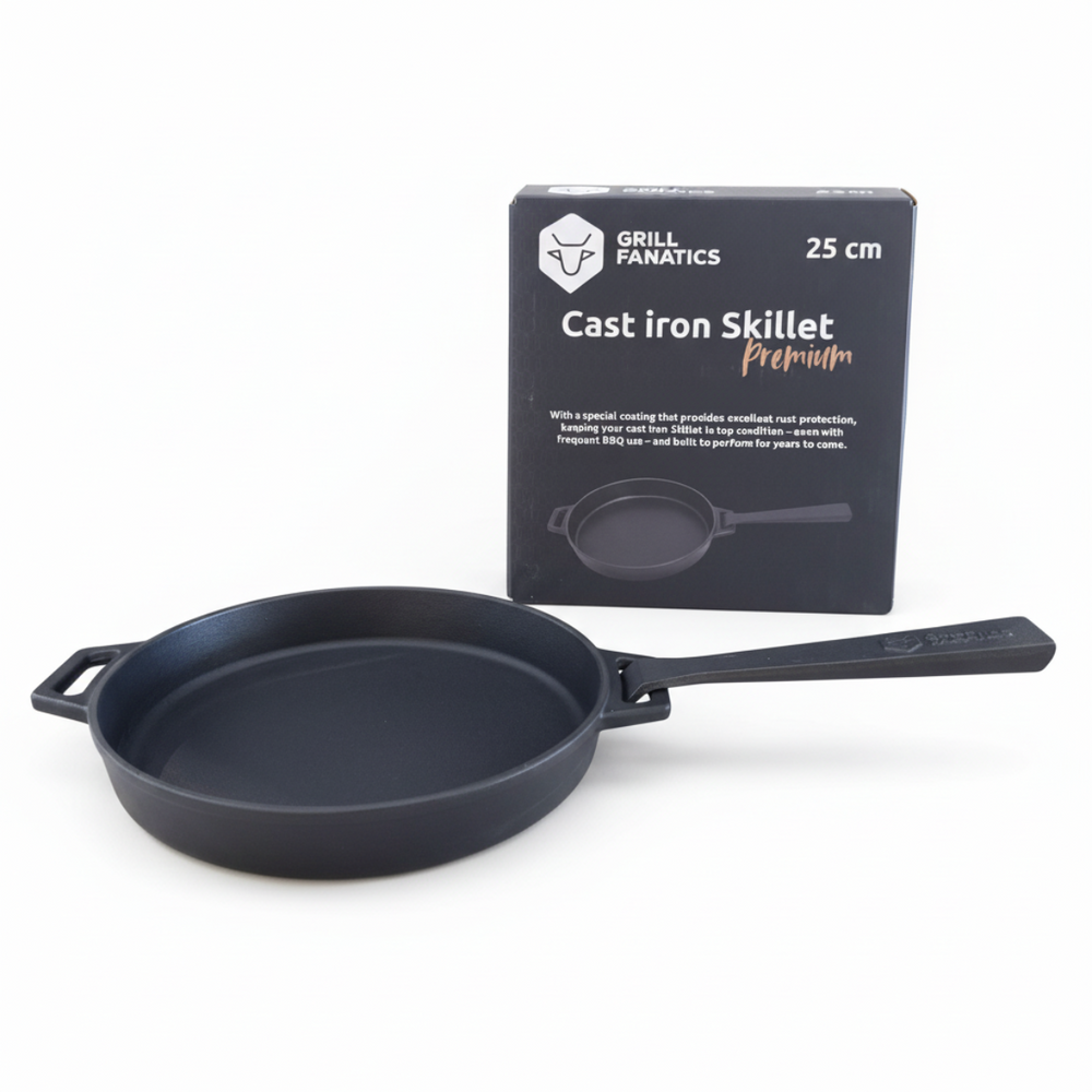 Cookinglife Grill Koekenpan / Skillet Gietijzer ø 25 cm - Afneembaar handvat