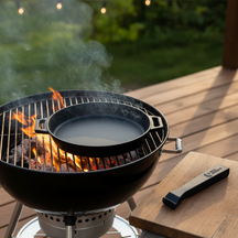 Cookinglife Grill Koekenpan / Skillet Gietijzer ø 25 cm - Afneembaar handvat