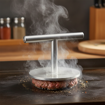 Cookinglife Grill Smashburger Press / Hamburgerpers - Premium - RVS - ø 12 cm