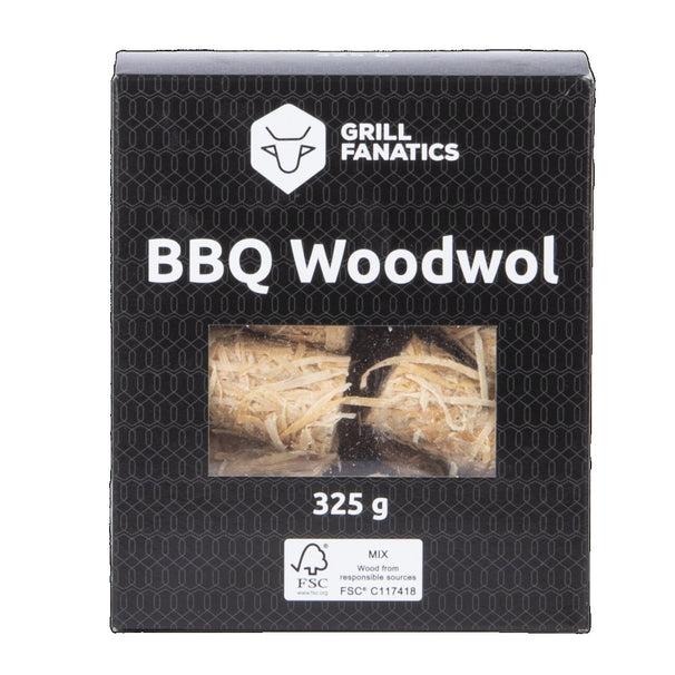 Grill Fanatics BBQ Aanmaakwokkels / Aanmaakkrullen / Woodwol - 325 gram
