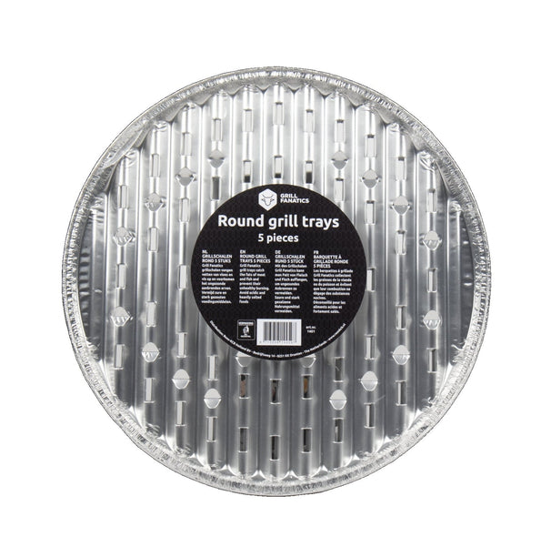 Grill Fanatics BBQ Grillschaal / BBQ Grill Tray ø 34 cm - 5 stuks