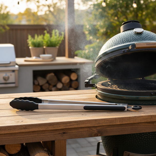 Grill Fanatics BBQ Tang 40 cm - Siliconen kop