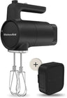 Batteur à main KitchenAid - Sans fil + Batterie amovible 12 V - 5KHMR762BM - Noir