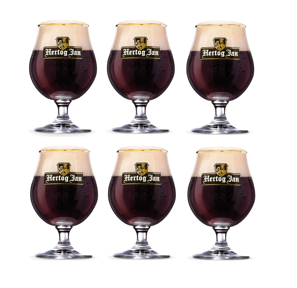 Verre à bière Hertog Jan sur pied 250 ml - 6 pièces