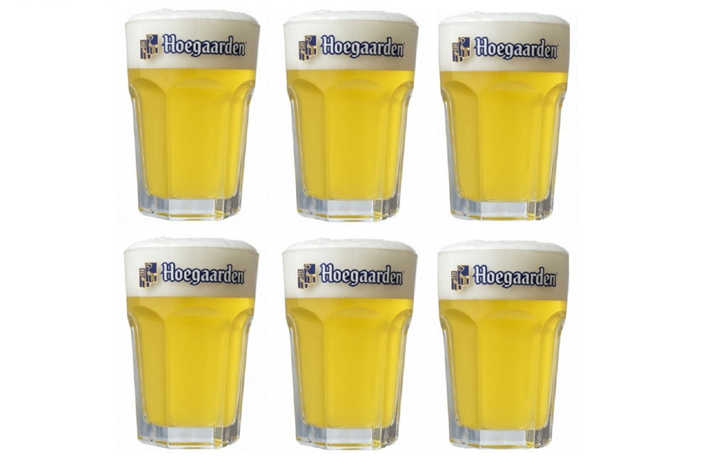 Verres à bière Hoegaarden Bière de blé - 330 ml - 6 pièces