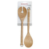 KitchenAid Couverts à Salade Core Bois de Bouleau 2 pièces 33 cm